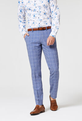 Cortisp Tailored Pant, Blue Windowpane, hi-res